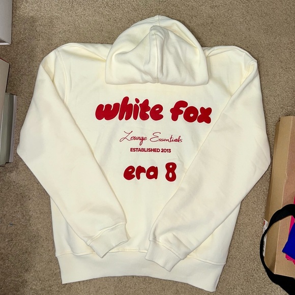White Fox Boutique Era 8 Hoodie (Cherry Cream) - Picture 9 of 14